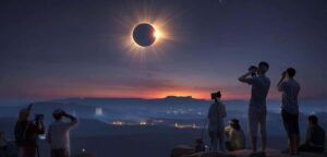 Stargazers using smartphones for 2026 eclipse photography