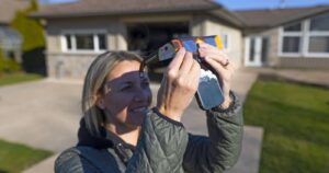 DIY smartphone solar filter hack using ISO-certified eclipse glasses
