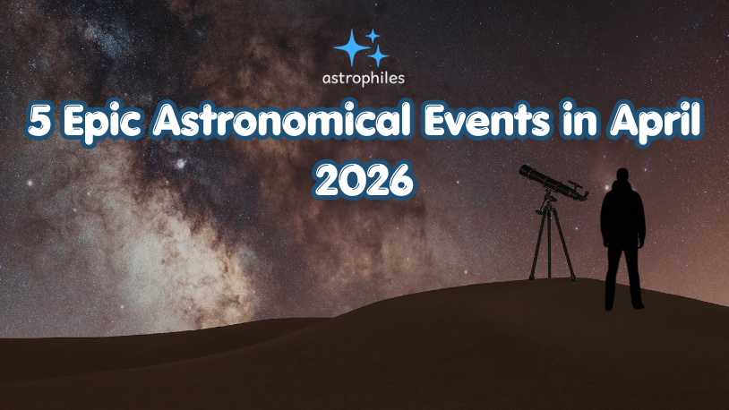 A stargazer looking at the Milky Way during the epic astronomical events in April 2026.