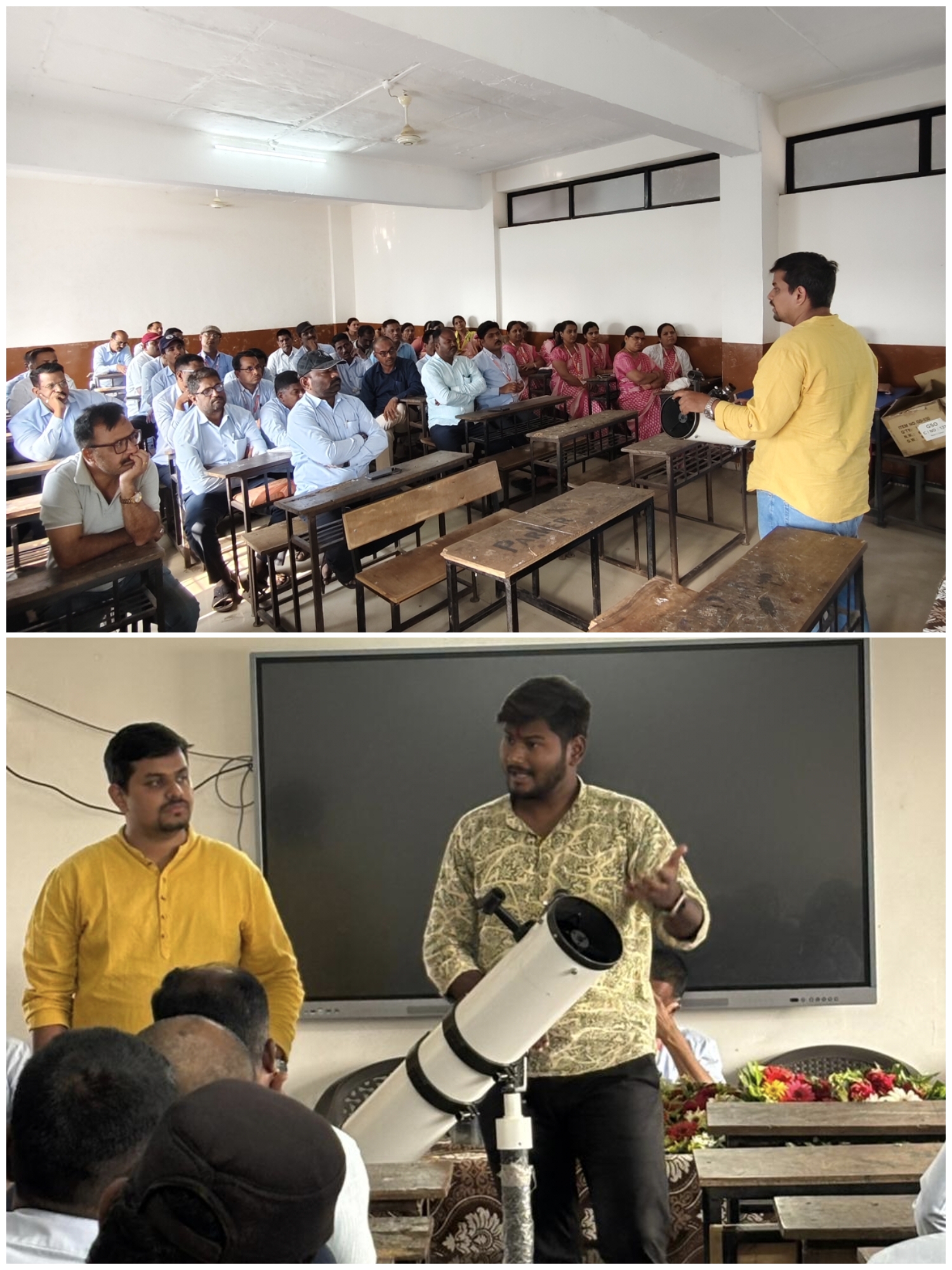 professional astronomy training for school teachers