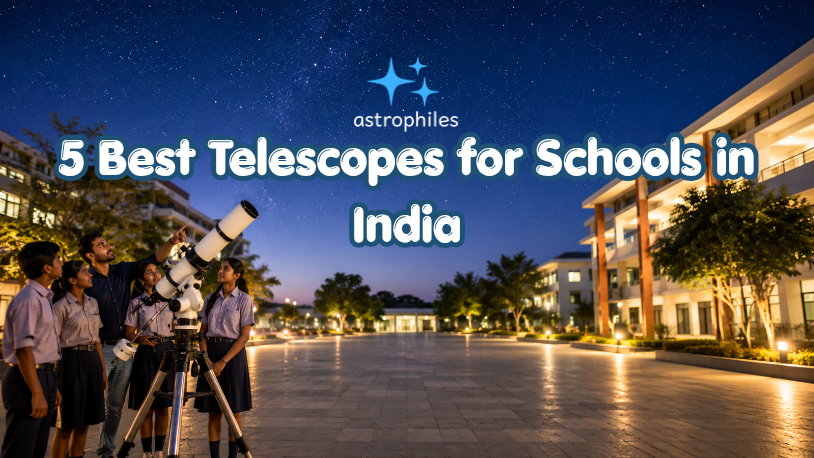best telescopes for schools in India student astronomy setup