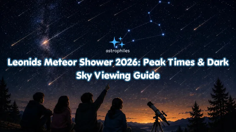 Leonids meteor shower 2026 radiant in the constellation Leo