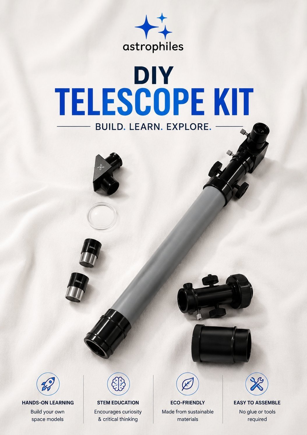 Refractor Telescope Making Kit photo 1
